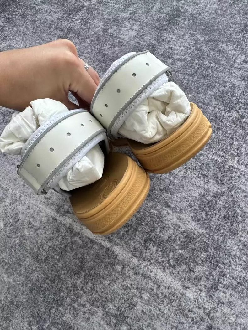 Gucci Gucci Leather Mesh Velcro Beach Sandals-yf Size US 10 / EU 43 - 5 Thumbnail