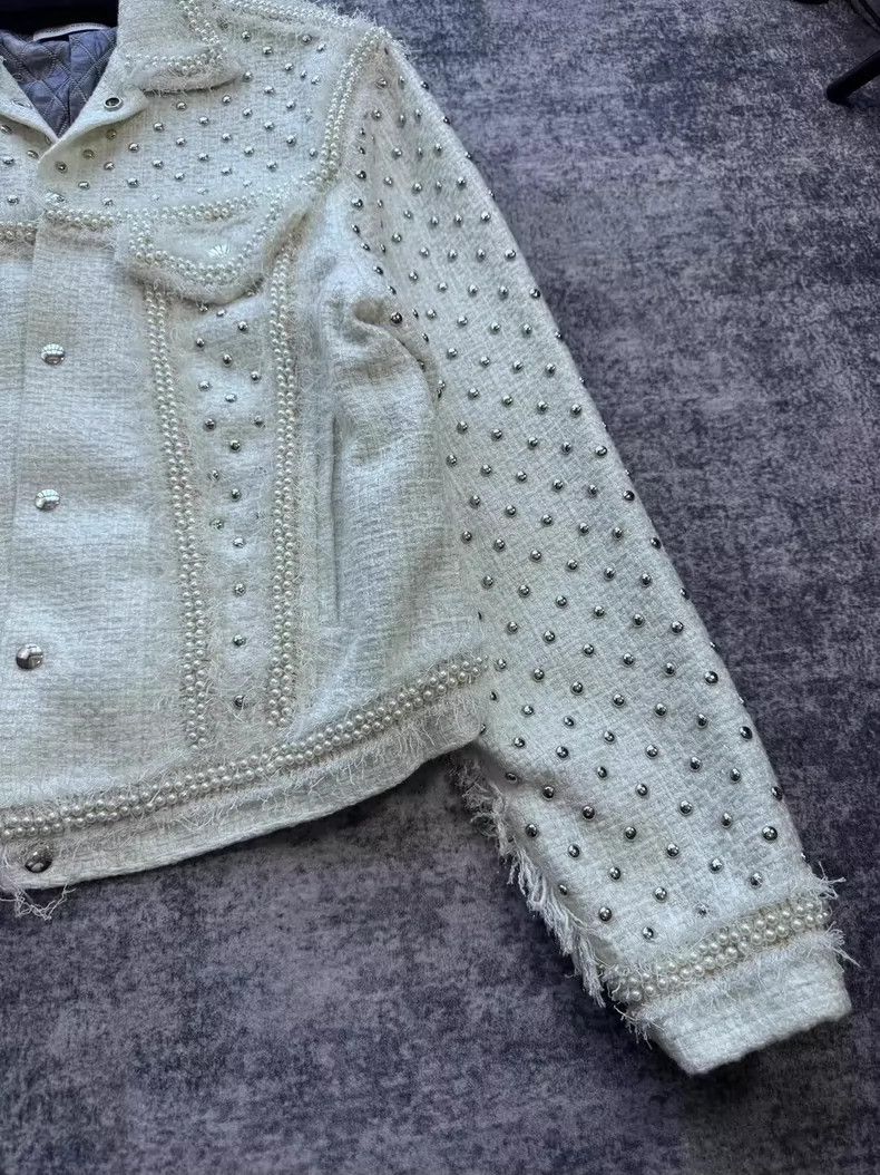 Faith Connexion Faith Connexion Pearl Detail Jacket-yf Size US M / EU 48-50 / 2 - 5 Thumbnail