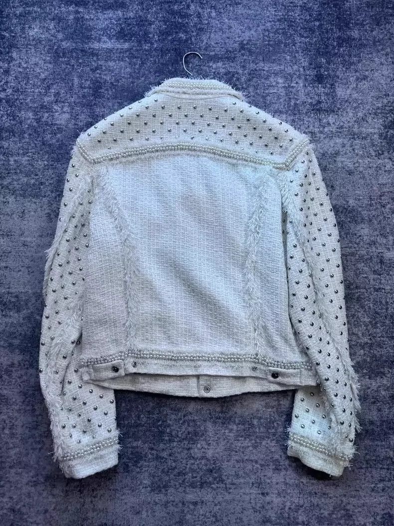 Faith Connexion Faith Connexion Pearl Detail Jacket-yf Size US M / EU 48-50 / 2 - 2 Thumbnail