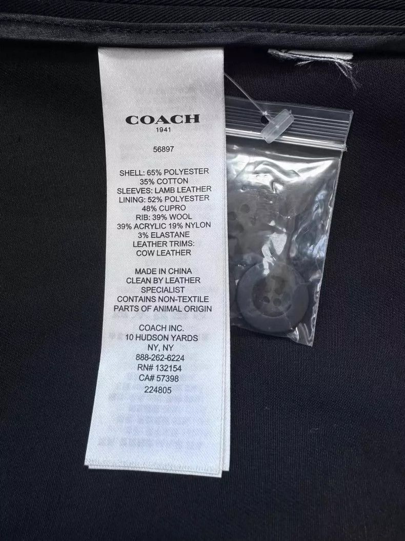 Coach Coach Black and White Sleeve Trench Coat-yf Size US L / EU 52-54 / 3 - 7 Thumbnail