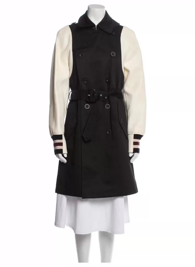 Coach Coach Black and White Sleeve Trench Coat-yf Size US L / EU 52-54 / 3 - 9 Thumbnail