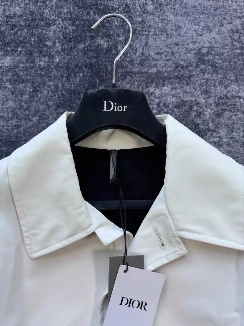 Dior Dior Black and White Belted Trench Coat-yf Size US XXL / EU 58 / 5 - 4 Thumbnail