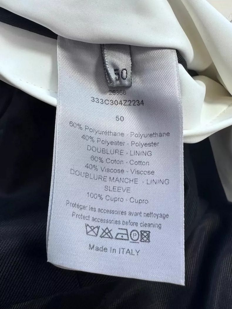 Dior Dior Black and White Belted Trench Coat-yf Size US XXL / EU 58 / 5 - 9 Thumbnail