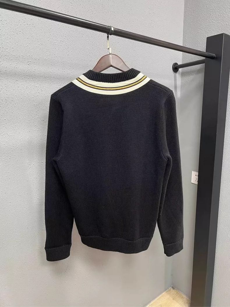 Gucci Gucci Bee Knitted Sweater in Black-yf Size US S / EU 44-46 / 1 - 2 Thumbnail