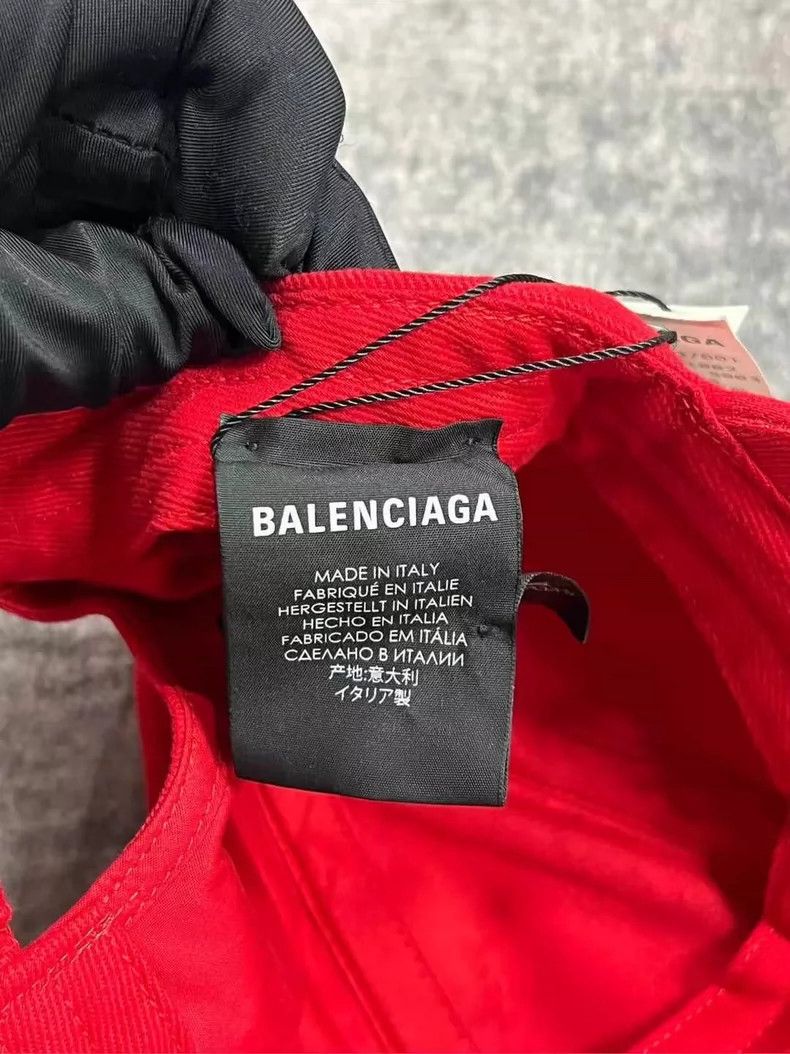 Balenciaga Balenciaga Red Gym Wear Baseball Cap-yf Size ONE SIZE - 5 Thumbnail