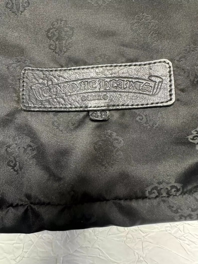 Chrome Hearts Chrome Hearts Black Leather Shoulder Bag-yf Size ONE SIZE - 8 Thumbnail