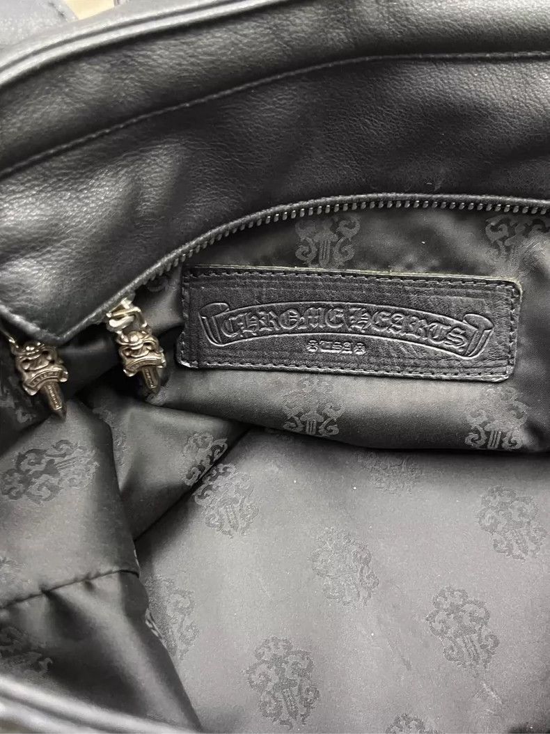 Chrome Hearts Chrome Hearts Black Leather Shoulder Bag-yf Size ONE SIZE - 5 Thumbnail