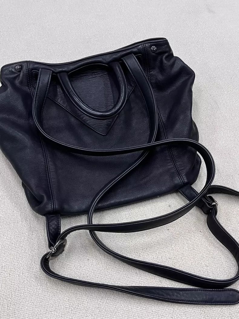 Chrome Hearts Chrome Hearts Black Leather Shoulder Bag-yf Size ONE SIZE - 2 Thumbnail