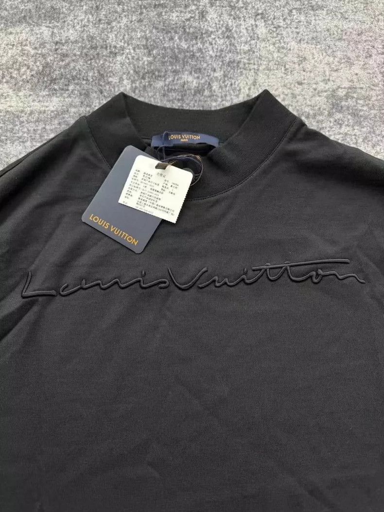 Louis Vuitton Louis Vuitton Black Wool Embroidered Knit Top-yf Size US XL / EU 56 / 4 - 3 Thumbnail