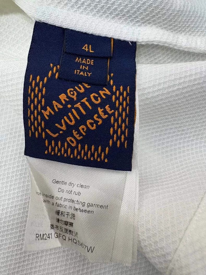 Louis Vuitton Louis Vuitton Short Sleeve Polo with Logo-yf Size US L / EU 52-54 / 3 - 7 Thumbnail