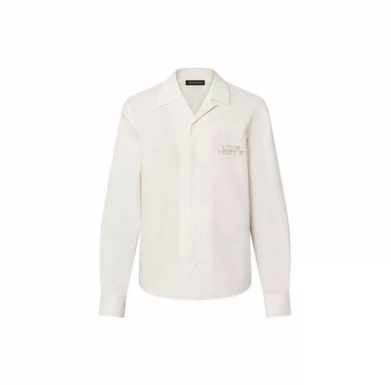 Louis Vuitton Louis Vuitton Long Sleeve Logo Shirt-yf Size US XL / EU 56 / 4 - 6 Thumbnail