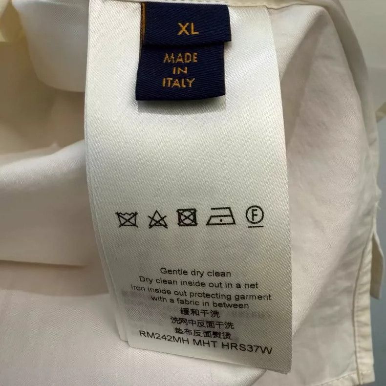 Louis Vuitton Louis Vuitton Long Sleeve Logo Shirt-yf Size US XL / EU 56 / 4 - 5 Thumbnail