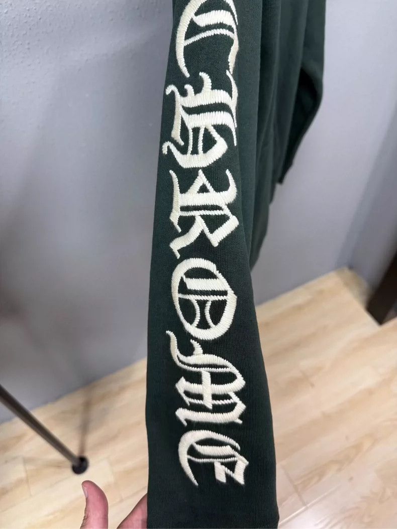 Chrome Hearts Chrome Hearts Dark Green Half-Zip Sweatshirt-yf Size US S / EU 44-46 / 1 - 4 Thumbnail