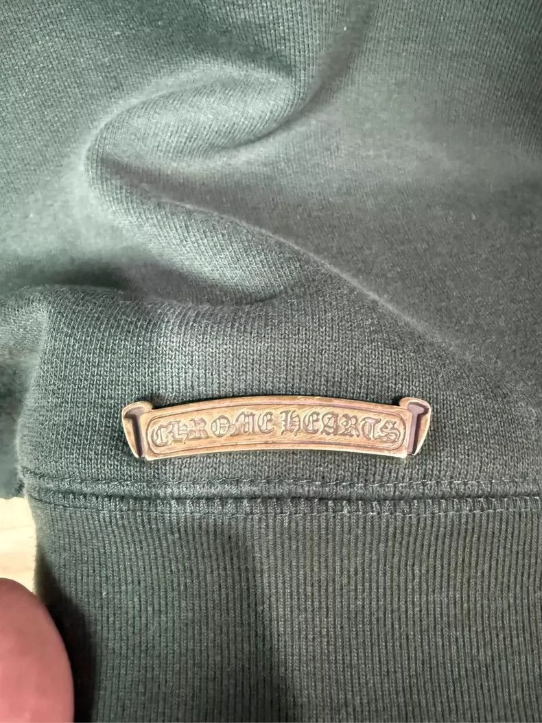 Chrome Hearts Chrome Hearts Dark Green Half-Zip Sweatshirt-yf Size US S / EU 44-46 / 1 - 3 Thumbnail