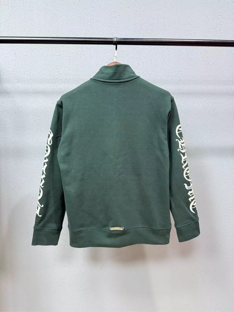 Chrome Hearts Chrome Hearts Dark Green Half-Zip Sweatshirt-yf Size US S / EU 44-46 / 1 - 2 Thumbnail