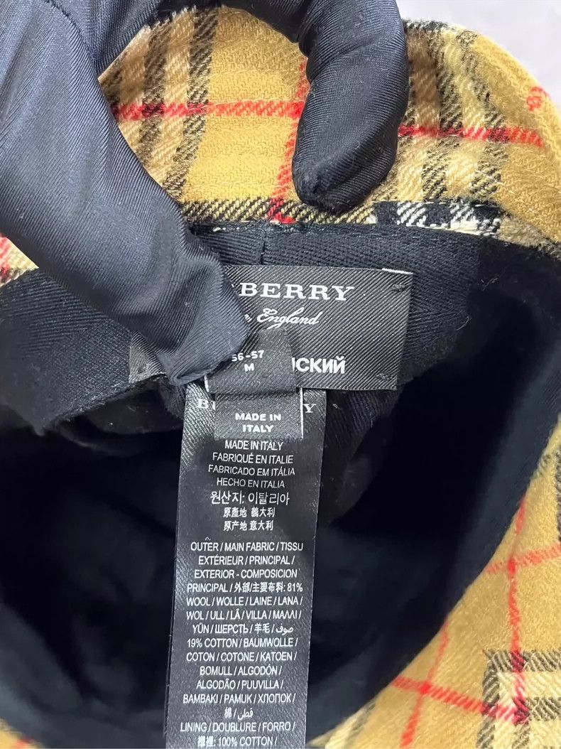 Burberry Burberry Wool Fisherman Bucket Hat-yf Size ONE SIZE - 4 Thumbnail