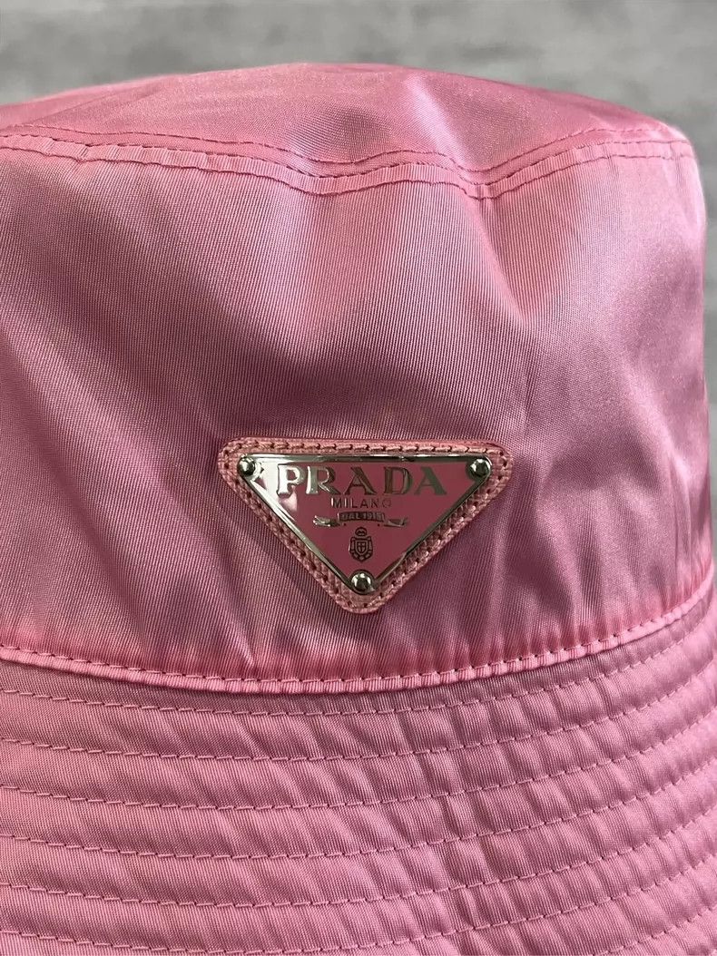 Prada Prada Pink Fisherman Bucket Hat-yf Size ONE SIZE - 2 Thumbnail