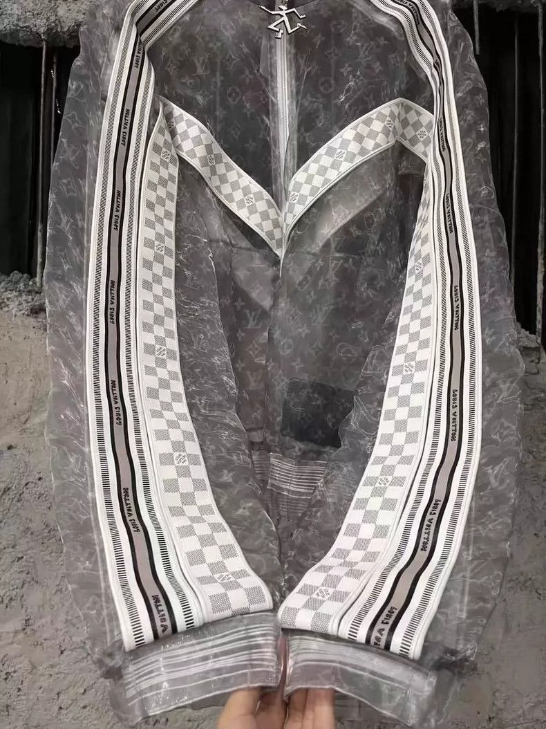 Louis Vuitton Louis Vuitton Checkered Zip Jacket-yf Size US XL / EU 56 / 4 - 5 Thumbnail
