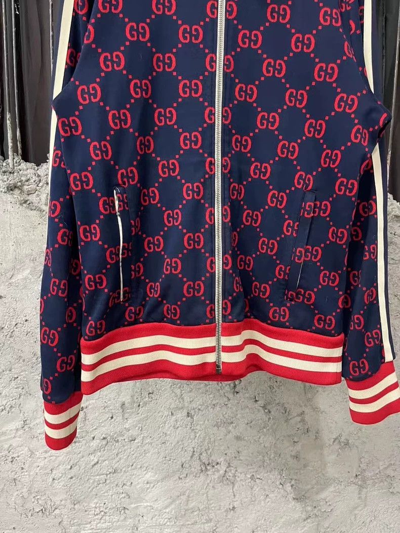 Gucci Gucci Logo Zip Jacket-yf Size US S / EU 44-46 / 1 - 4 Thumbnail