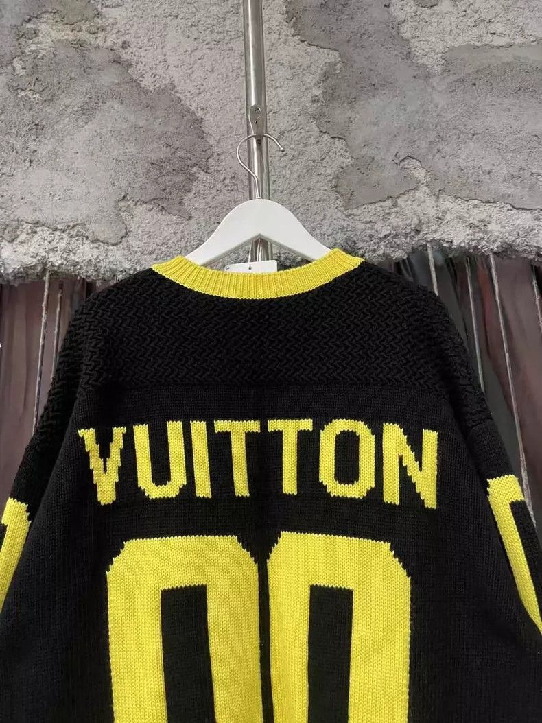 Louis Vuitton Louis Vuitton Black and Yellow Sweater-yf Size US M / EU 48-50 / 2 - 5 Thumbnail