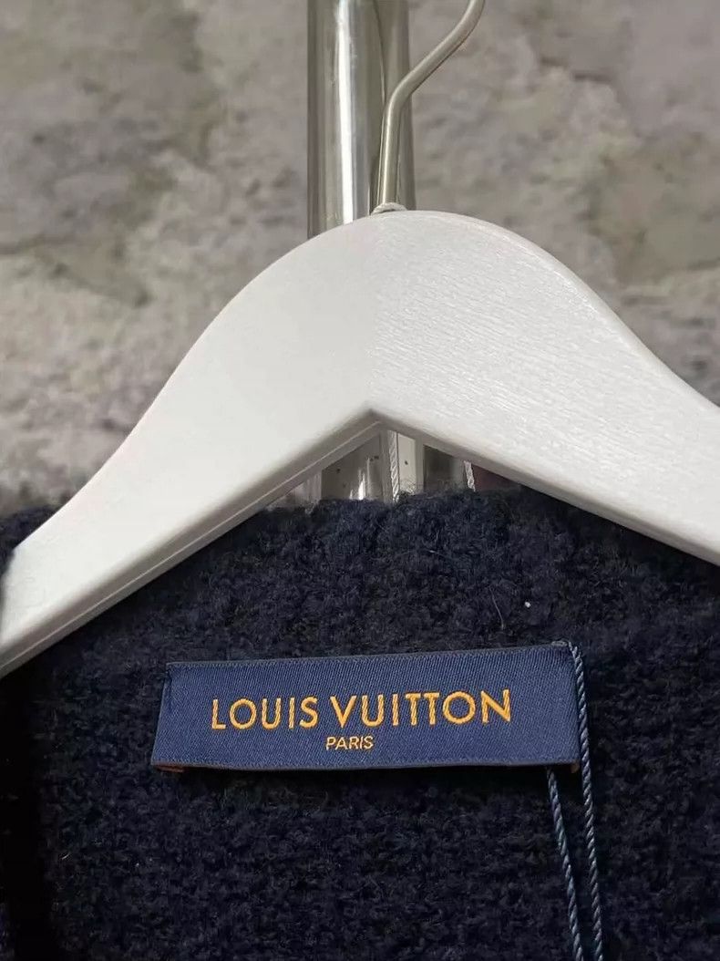 Louis Vuitton Louis Vuitton Blue Teddy Sweater-yf Size US L / EU 52-54 / 3 - 6 Thumbnail