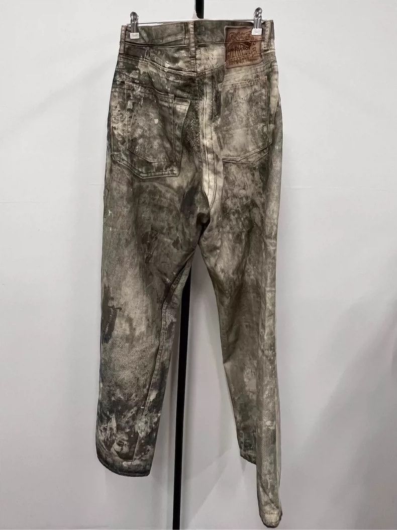 Acne Studios Acne Studios Dirty Effect Wide Leg Jeans-yf Size US 44 / EU 60 - 2 Thumbnail