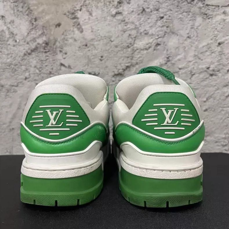 Louis Vuitton Louis Vuitton Green Trainer Maxi Sneakers-yf Size US 8 / EU 41 - 3 Thumbnail