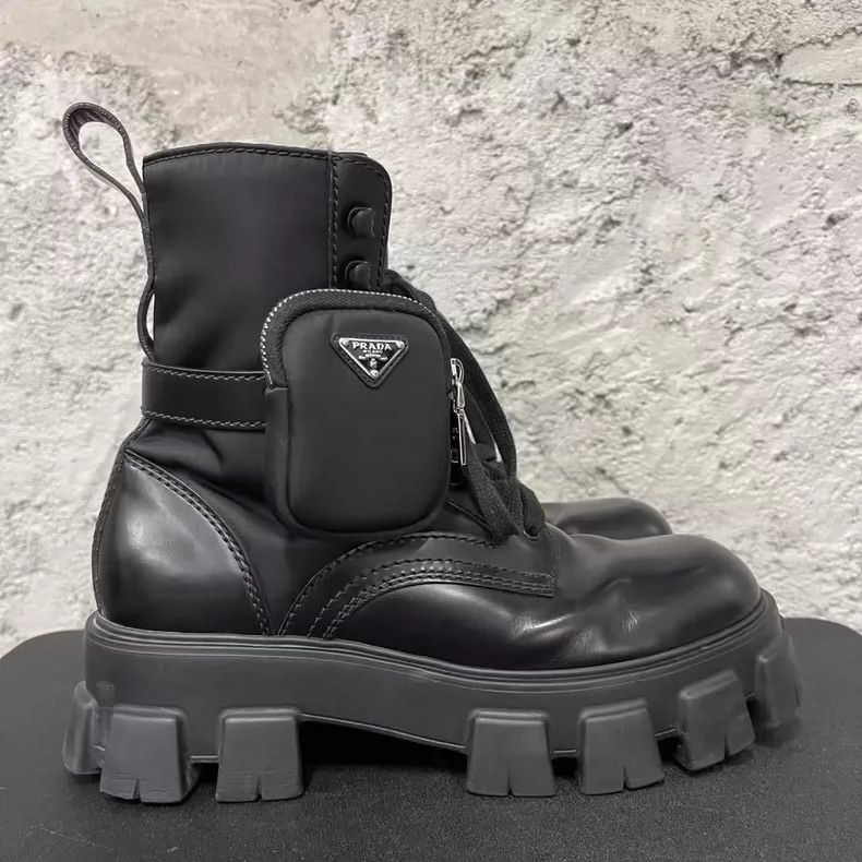 Prada Prada Thick Sole Boots Size 8-yf Size US 8 / EU 41 - 2 Thumbnail