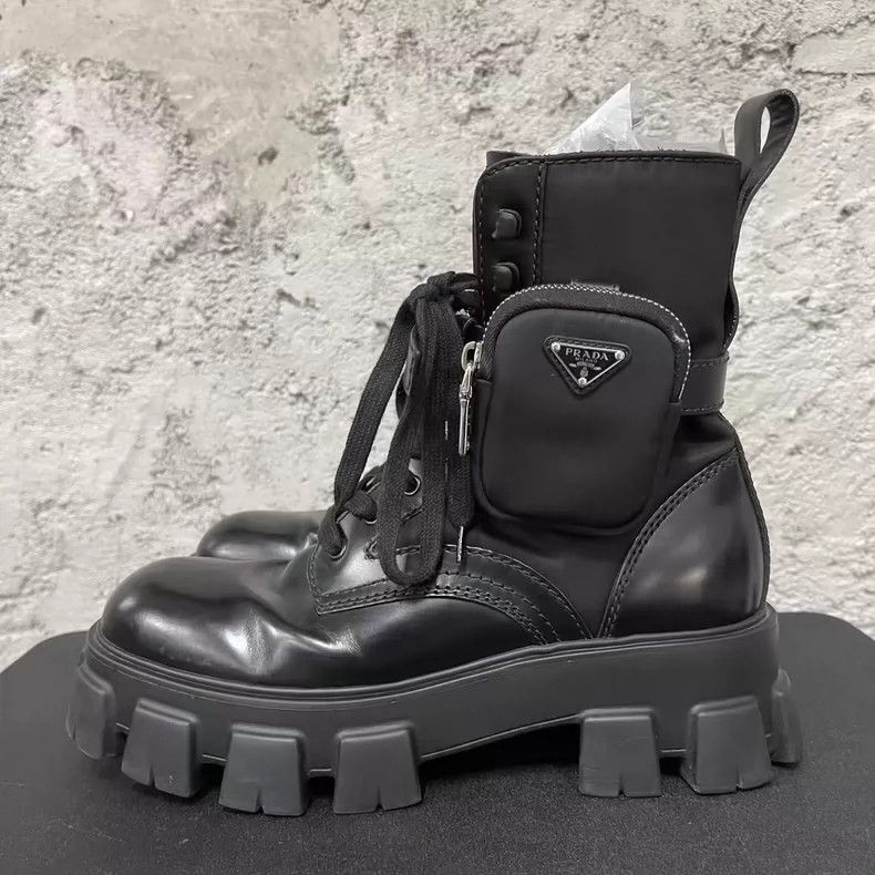 Prada Prada Thick Sole Boots Size 8-yf Size US 8 / EU 41 - 3 Thumbnail