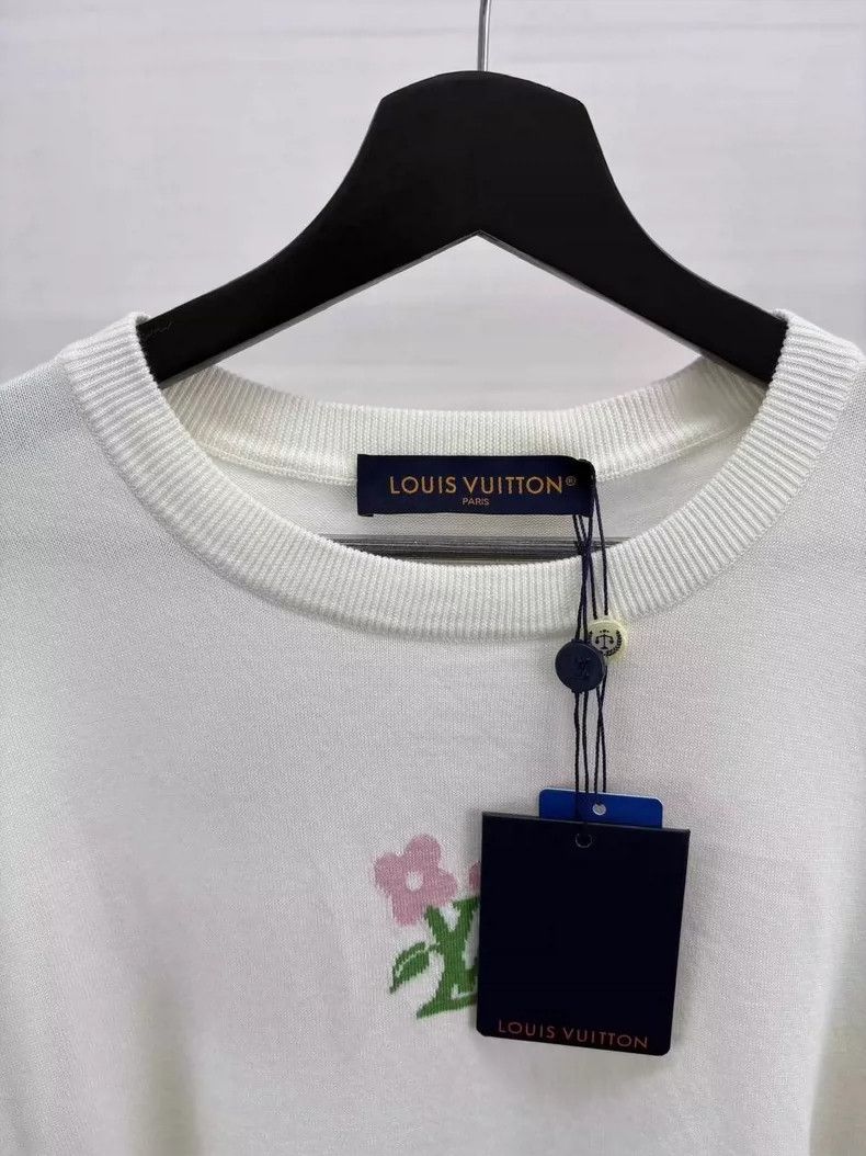 Louis Vuitton Louis Vuitton LV x Tyler Knit Logo Short Sleeve-yf Size US L / EU 52-54 / 3 - 3 Thumbnail