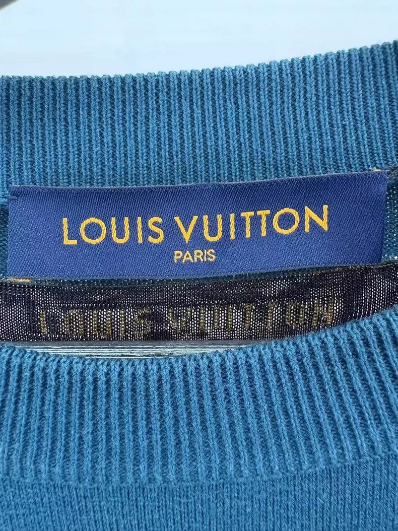 Louis Vuitton Louis Vuitton Short Sleeve Knit Shirt-yf Size US S / EU 44-46 / 1 - 5 Thumbnail