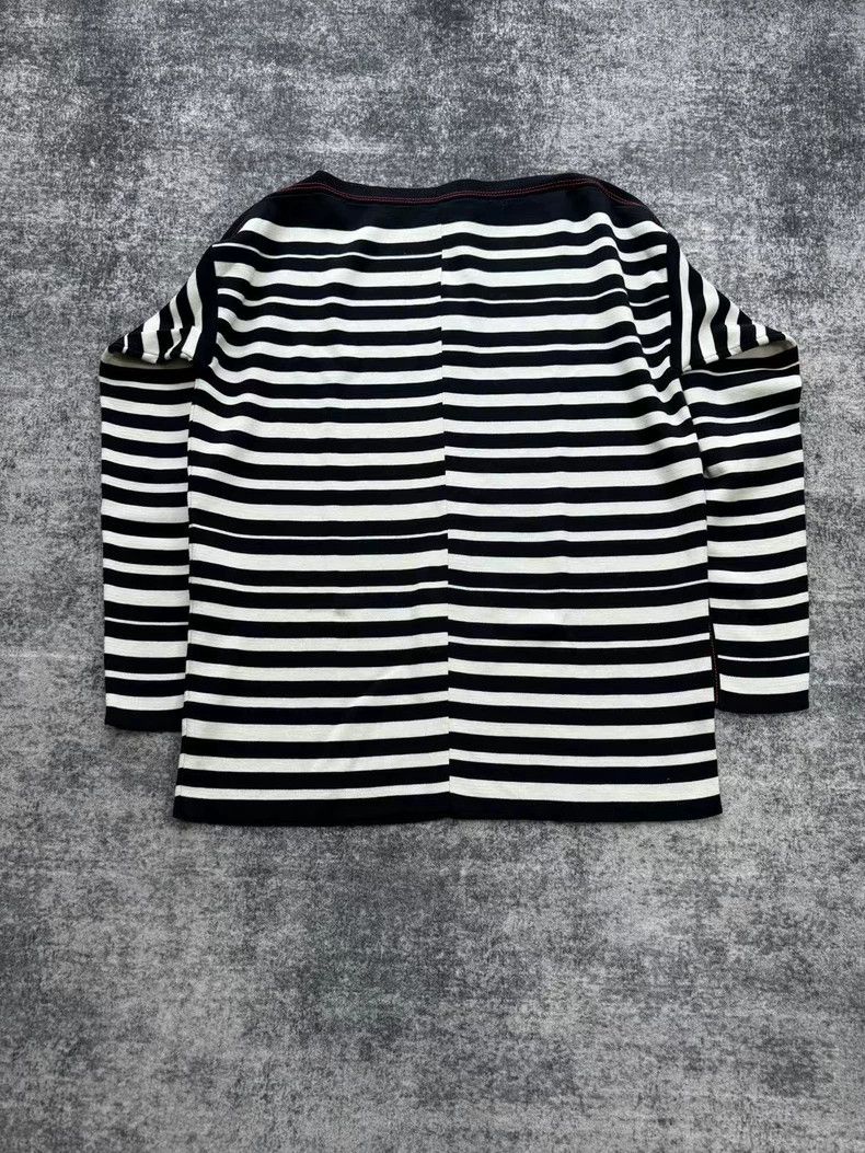 Loewe Loewe Striped Embroidered Logo Knit Top-yf Size US M / EU 48-50 / 2 - 2 Thumbnail