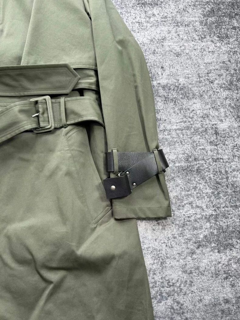 Valentino Valentino Olive Green Double Layer Trench Coat-yf Size US L / EU 52-54 / 3 - 5 Thumbnail
