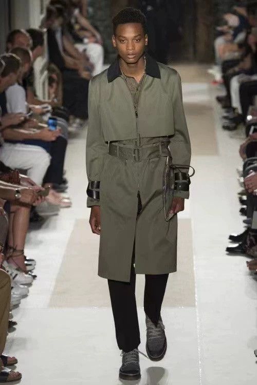 Valentino Valentino Olive Green Double Layer Trench Coat-yf Size US L / EU 52-54 / 3 - 8 Thumbnail