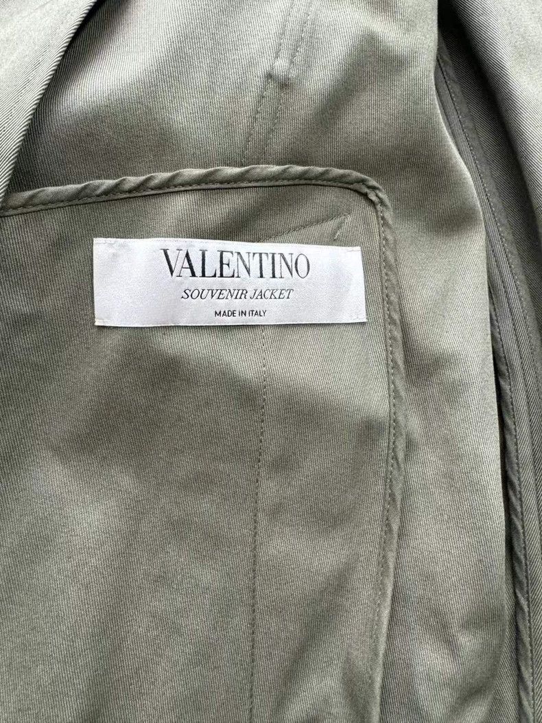 Valentino Valentino Olive Green Double Layer Trench Coat-yf Size US L / EU 52-54 / 3 - 6 Thumbnail
