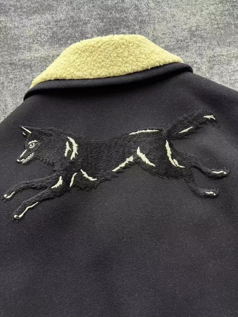 Gucci Gucci Black Panther Embroidered Teddy Coat-yf Size US L / EU 52-54 / 3 - 3 Thumbnail