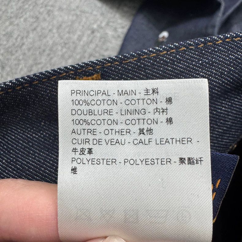 Louis Vuitton Louis Vuitton Embroidered Denim Pants Size 26-yf Size US 26 / EU 42 - 6 Thumbnail