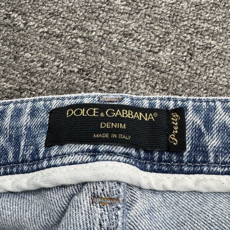Dolce & Gabbana DG Distressed Denim Jeans Size 44-yf Size US 44 / EU 60 - 3 Thumbnail