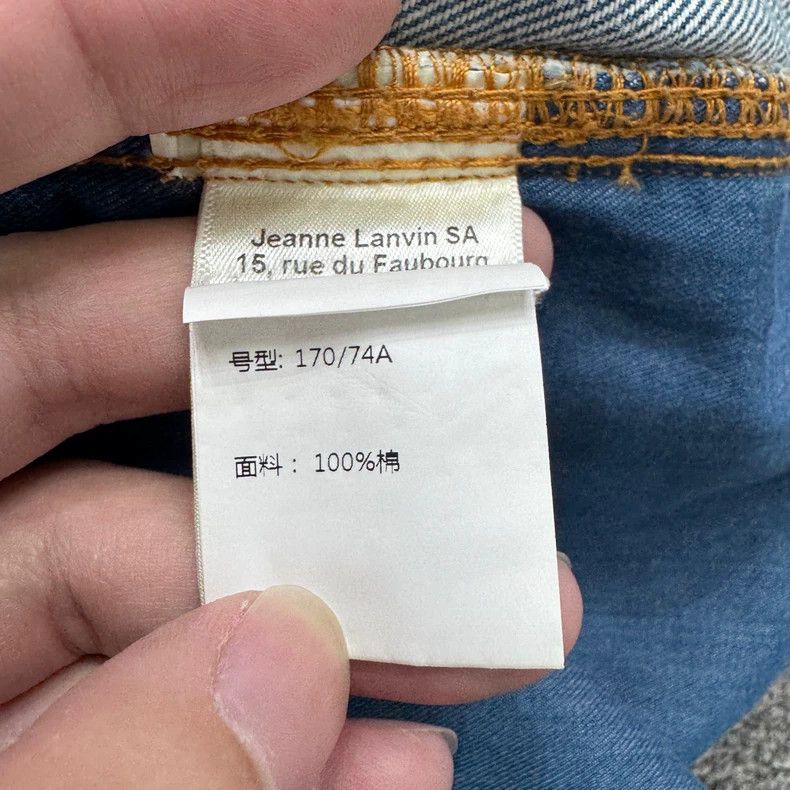 Lanvin Lanvin Straight Leg Denim Pants Size 38-yf Size US 38 / EU 54 - 5 Thumbnail