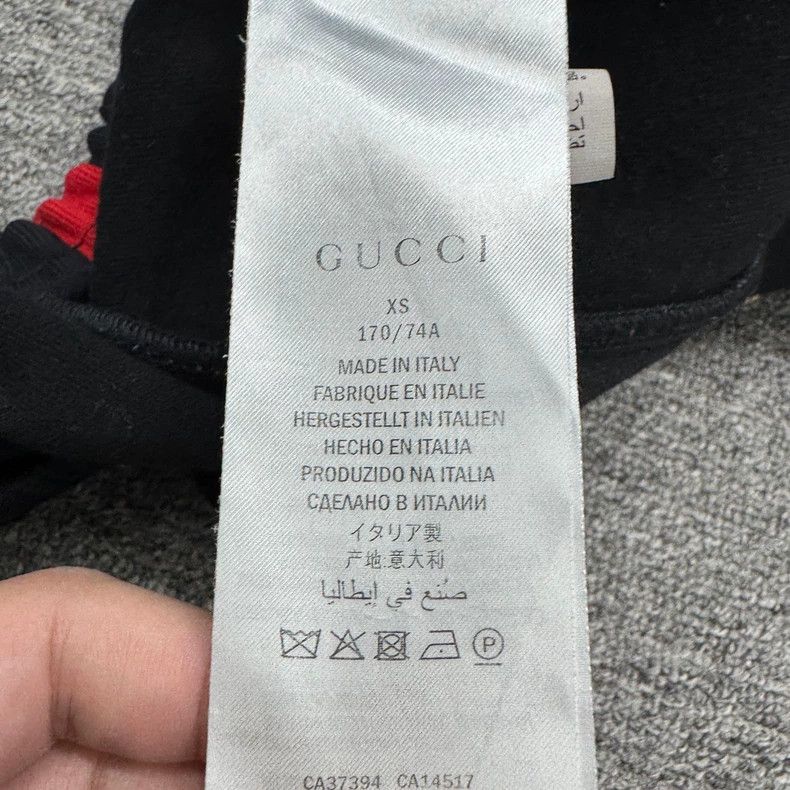 Gucci Gucci Embroidered Sports Pants in Black-yf Size US 26 / EU 42 - 4 Thumbnail