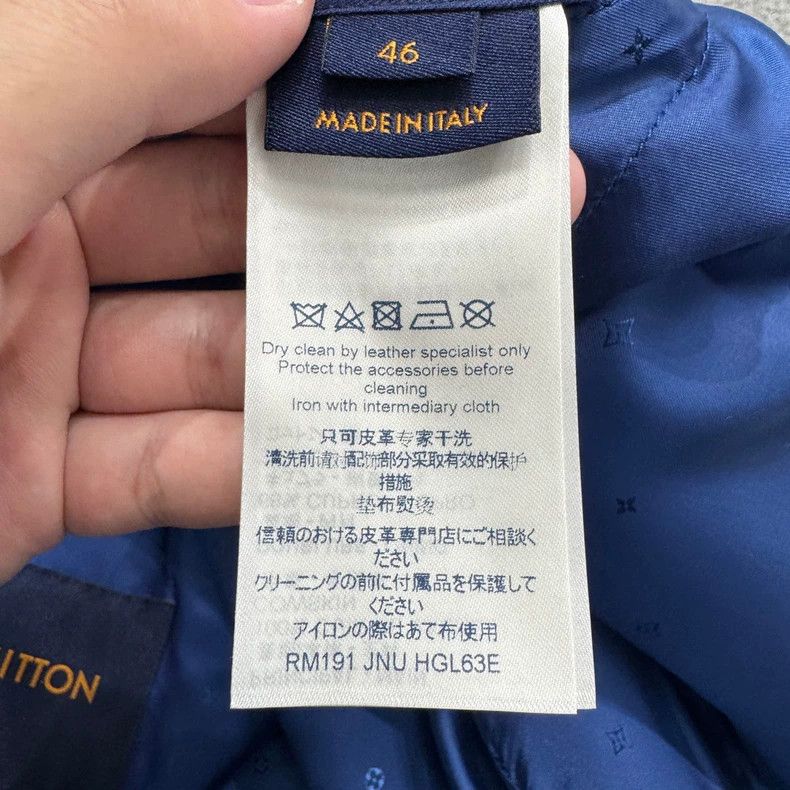 Louis Vuitton Louis Vuitton Varsity Jacket with Embroidery-yf Size US L / EU 52-54 / 3 - 4 Thumbnail