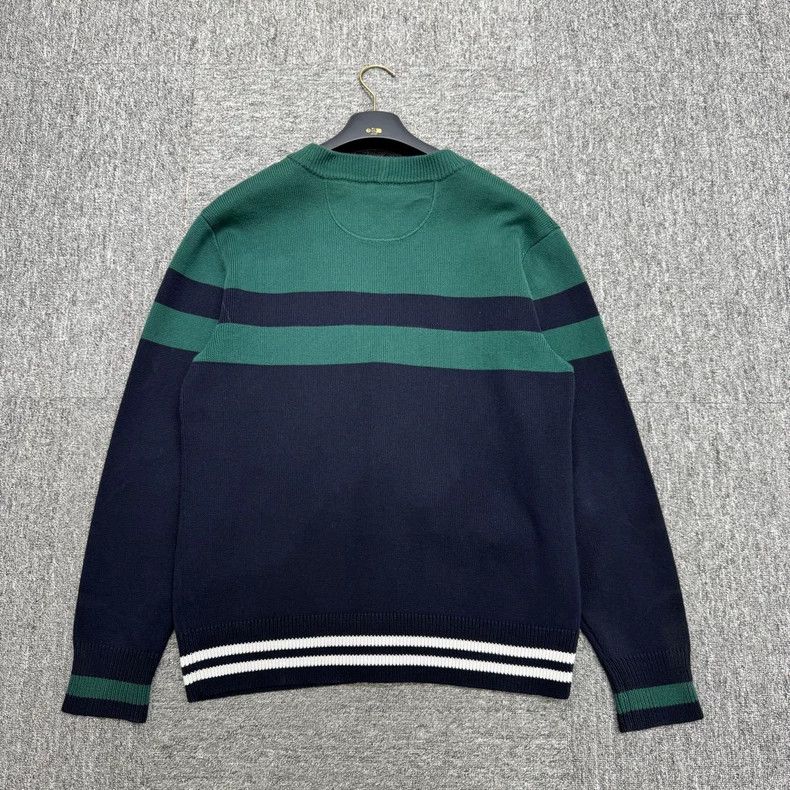 Valentino Valentino Striped V-Neck Long Sleeve Knitwear-yf Size US L / EU 52-54 / 3 - 2 Thumbnail