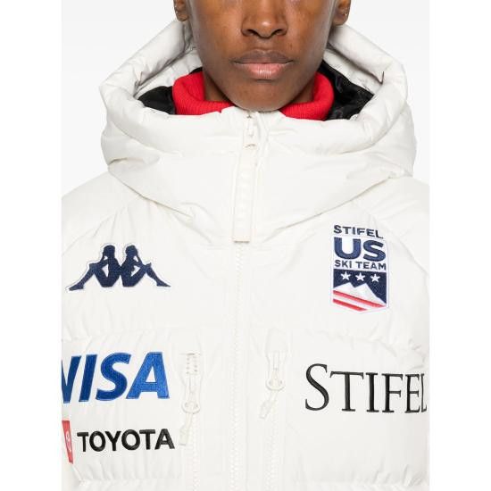 Kappa KAPPA Women Jackets 331Q3TW XPR WHITE Size M / US 6-8 / IT 42-44 - 4 Thumbnail