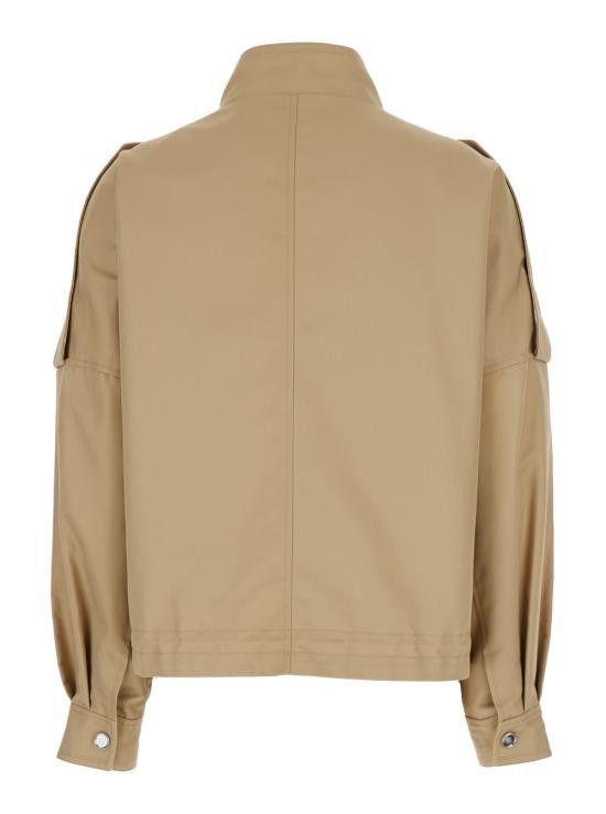 Pinko PINKO Women Jackets 104682A1PRC65 Beige Size S / US 4 / IT 40 - 2 Thumbnail