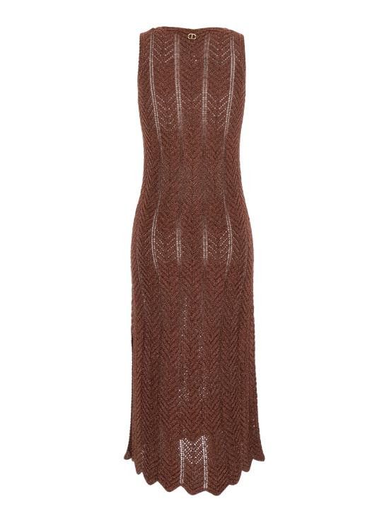TWINSET TWINSET Women Long Skirts 251TT319A12450 Brown Size M / US 6-8 / IT 42-44 - 2 Thumbnail