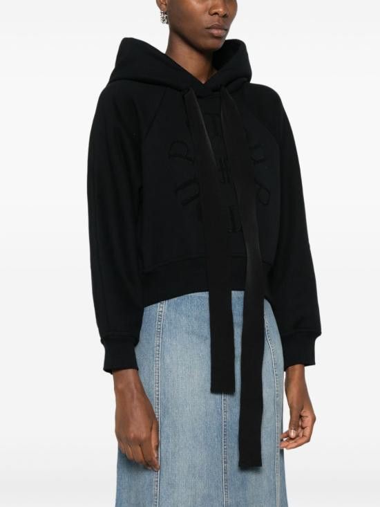 Patou PATOU Women Hoodies JE0699995 999B Black Size L / US 10 / IT 46 - 3 Thumbnail