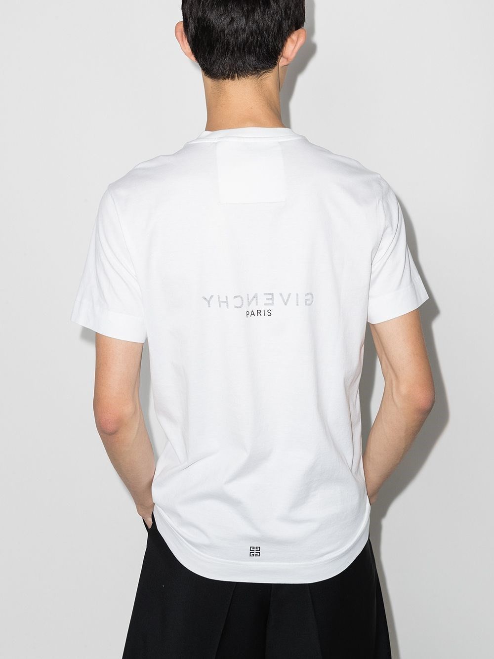 Givenchy `Givenchy` Slim Fit Reverse Print T-Shirt Size US L / EU 52-54 / 3 - 3 Thumbnail