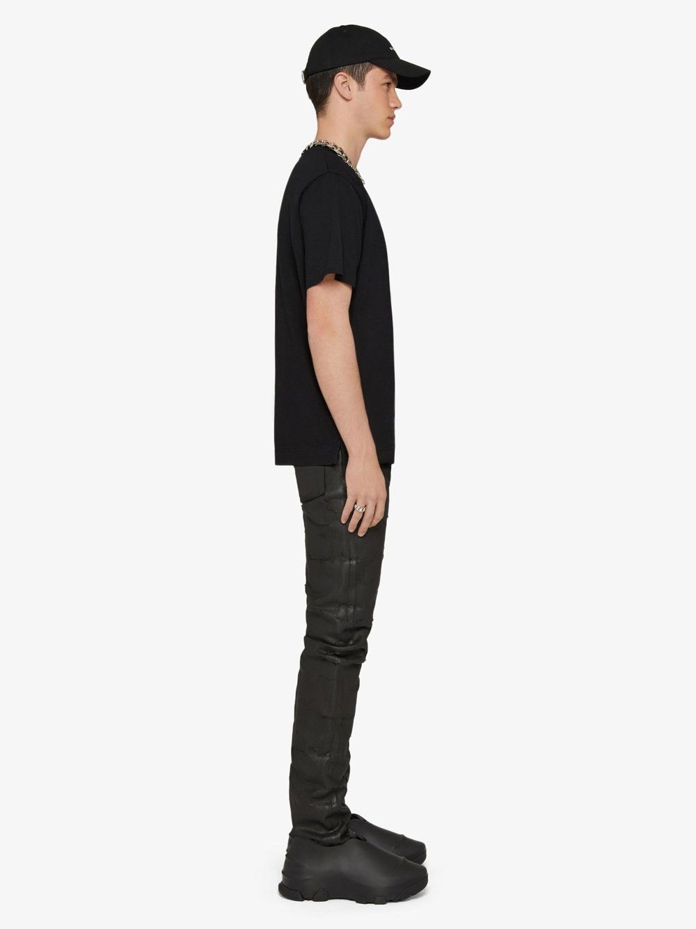 Givenchy Slim Fit T-Shirt With `4G` Detail Size US M / EU 48-50 / 2 - 3 Thumbnail