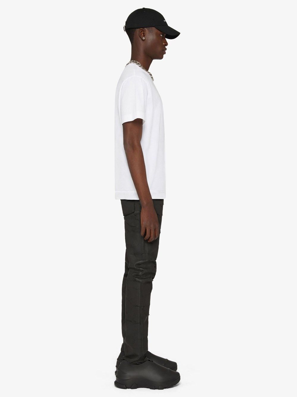Givenchy Slim Fit T-Shirt With `4G` Detail Size US M / EU 48-50 / 2 - 3 Thumbnail