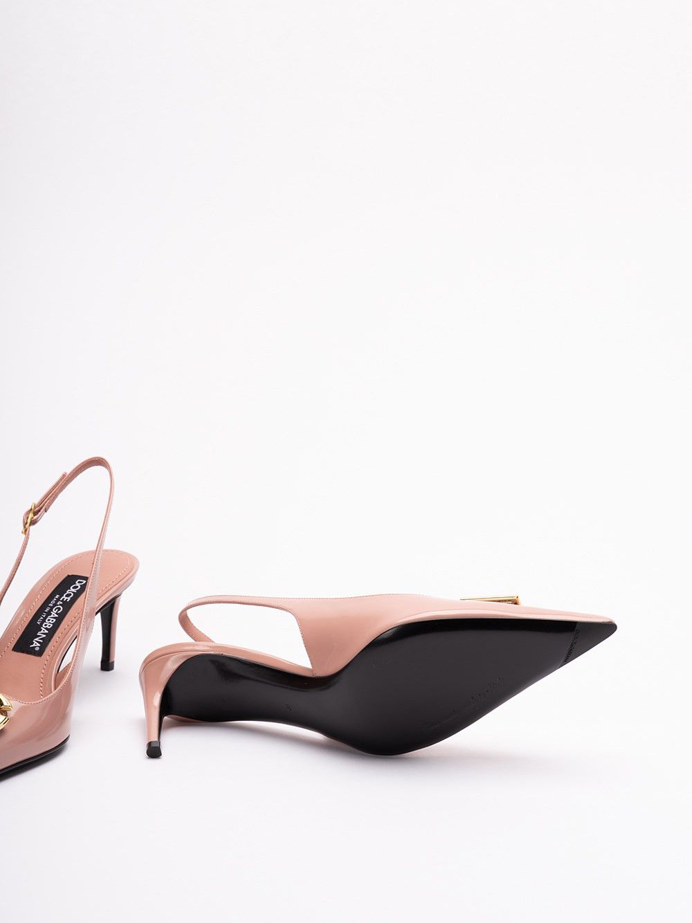 Dolce & Gabbana Slingbacks with `DG` Logo Size US 8 / IT 38 - 4 Thumbnail